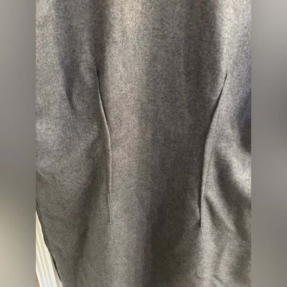 CAbi Womens Gray Black Novel Open Front Vest Long Duster Size M/L Herringbone - Picture 5 of 9